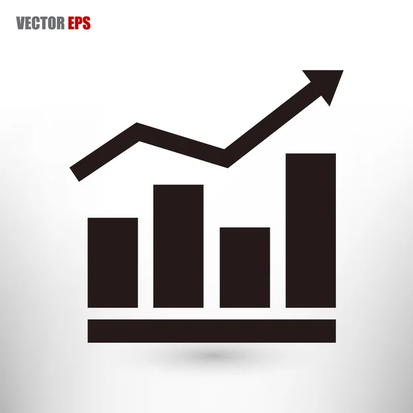 Инфографика, значок диаграммы — стоковый вектор