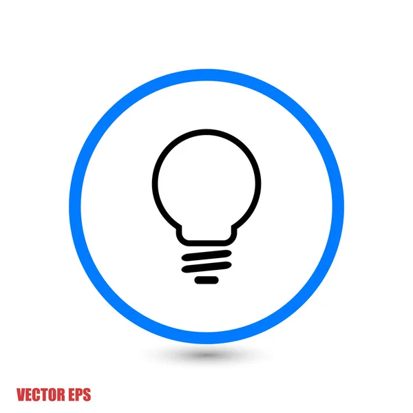 Light bulb icon — Stock Vector