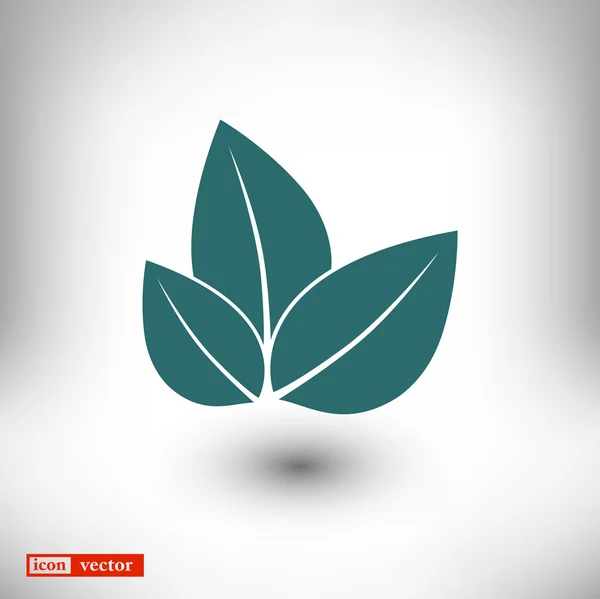 Tree leaves icon — Stock Vector