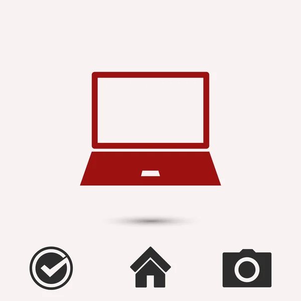Laptop ikon illustration. — Stock vektor