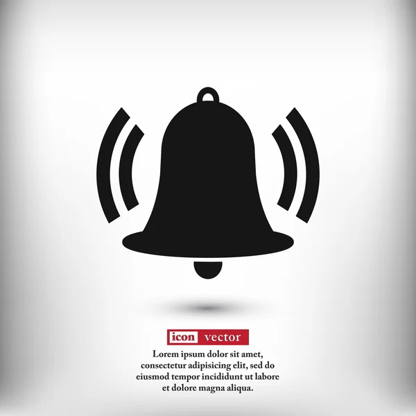 Bell pictogram ontwerp — Stockvector