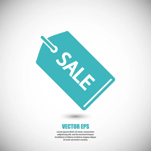 Verkoop labelpictogram — Stockvector