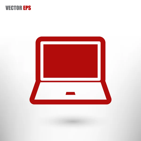 Laptop ikon illustration. — Stock vektor