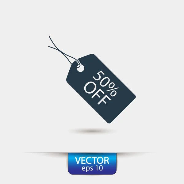 Sale label icon — Stock Vector