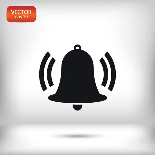 Bell icono de diseño — Vector de stock