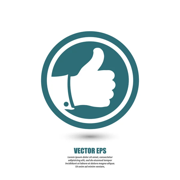 LIKE thumb up icon — Stock Vector