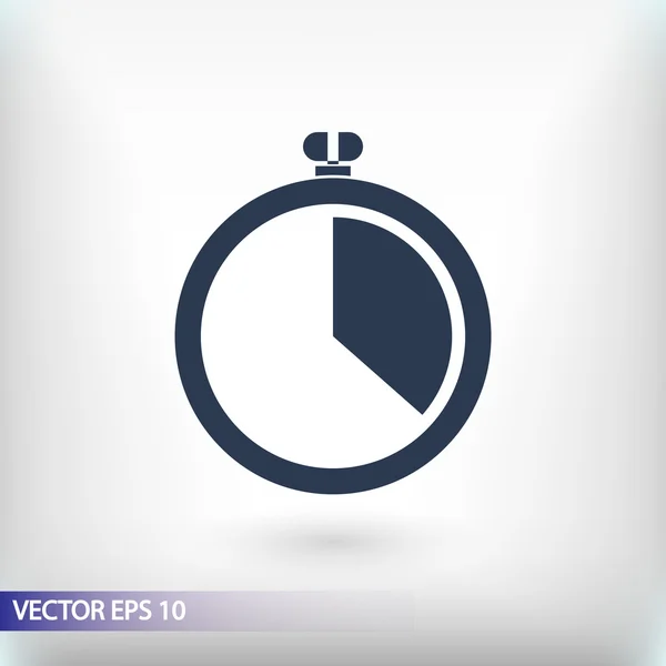 Stopwatch platte ontwerp pictogram — Stockvector