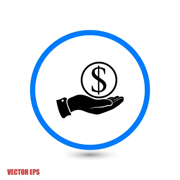 Ahorrar dinero icono — Vector de stock