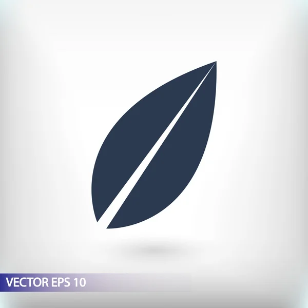 Icono hoja de árbol — Vector de stock