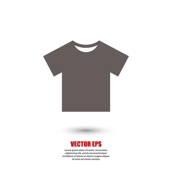 Camiseta Icono plano — Vector de stock