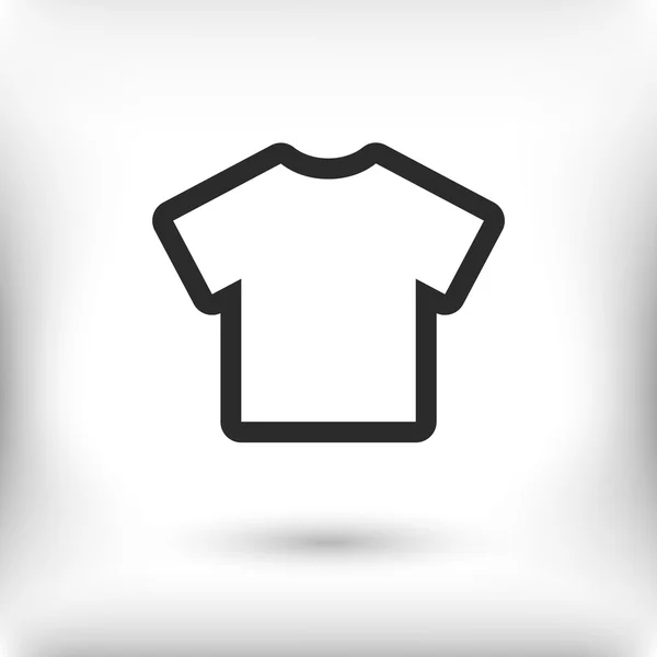 Camiseta Icono plano — Vector de stock