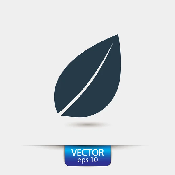 Icône feuille arbre — Image vectorielle