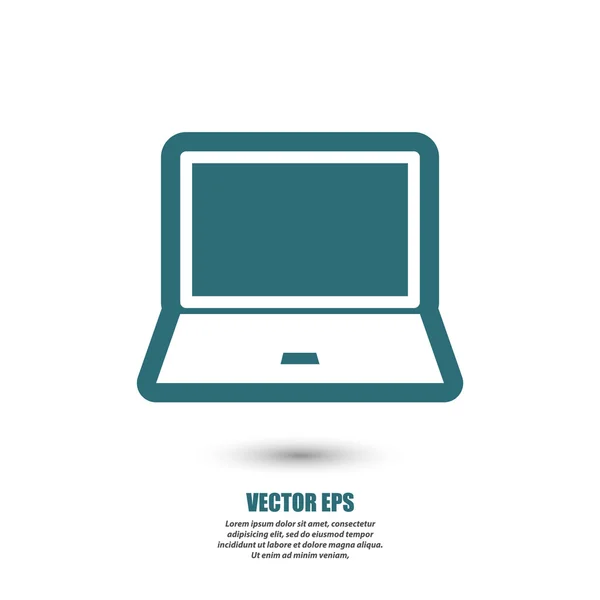 Laptop icon illustration. — Stock Vector