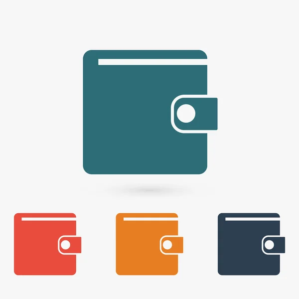 Wallet icon design — Stock Vector