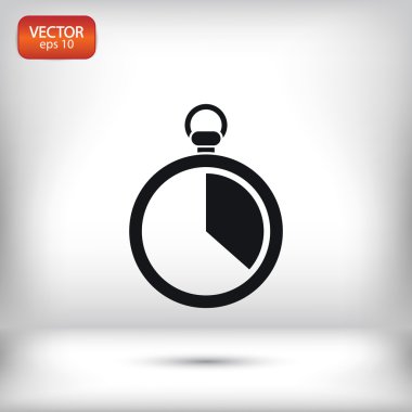 Kronometre simgesi tasarım