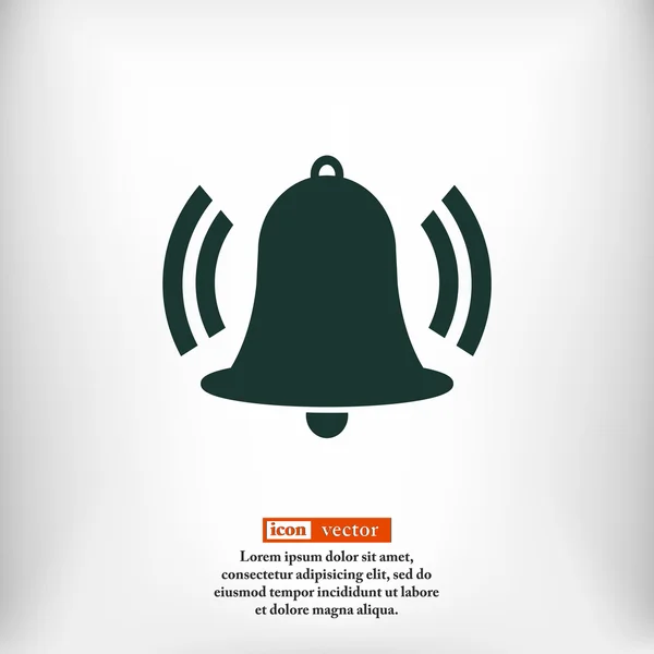 Conception icône Bell — Image vectorielle