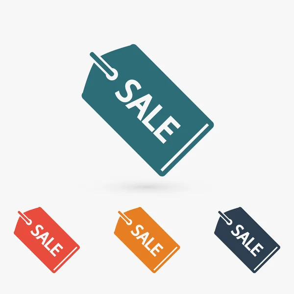 Försäljning tag ikon — Stock vektor