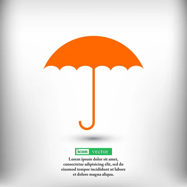 Umbrella icon illustration — Stock Vector