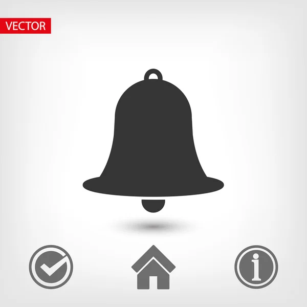 Design icona campana — Vettoriale Stock