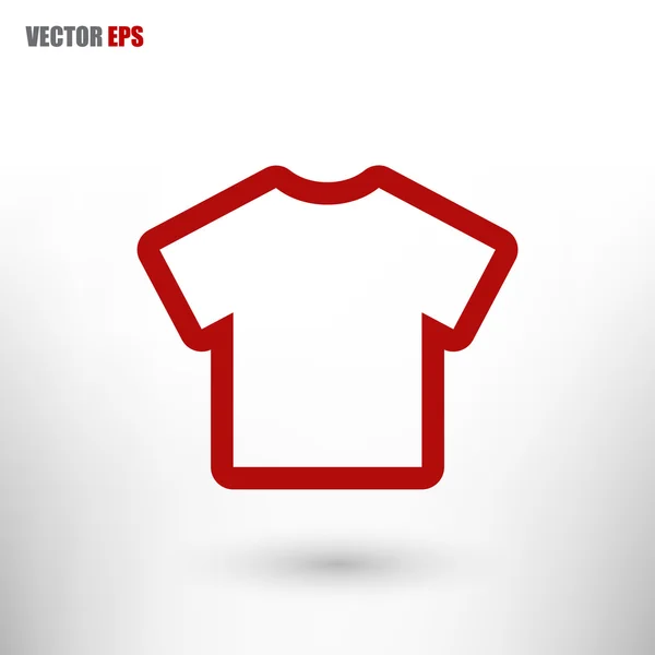 Tshirt flat icon — Stock Vector