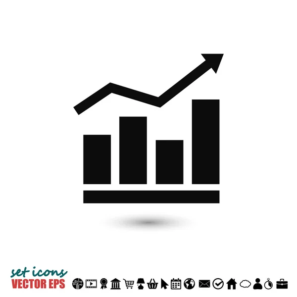 Infografik, Diagrammsymbol — Stockvektor