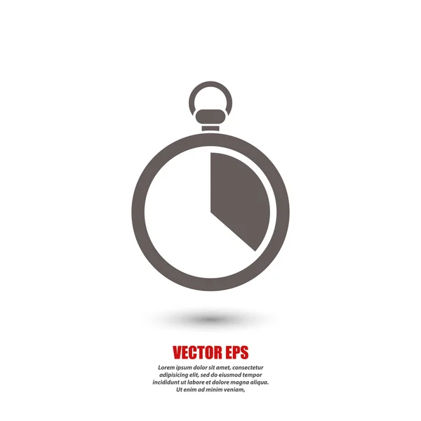 Stopwatch icon design — Stock Vector