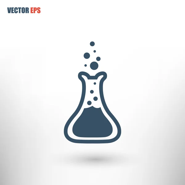 Laboratorium glas pictogram — Stockvector