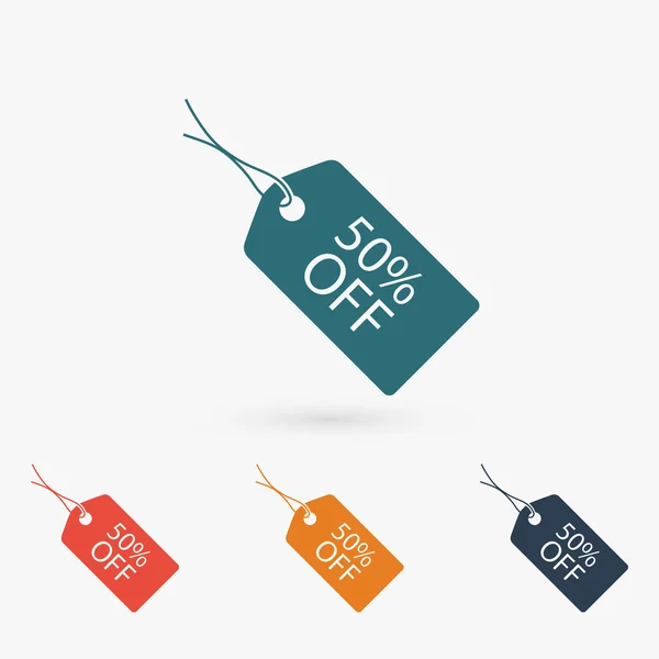 Sale label icon — Stock Vector