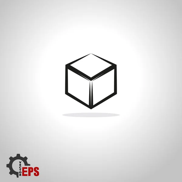 Значок дизайна логотипа Cube — стоковый вектор