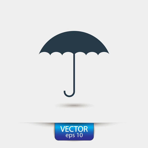 Symbolbild Regenschirm — Stockvektor
