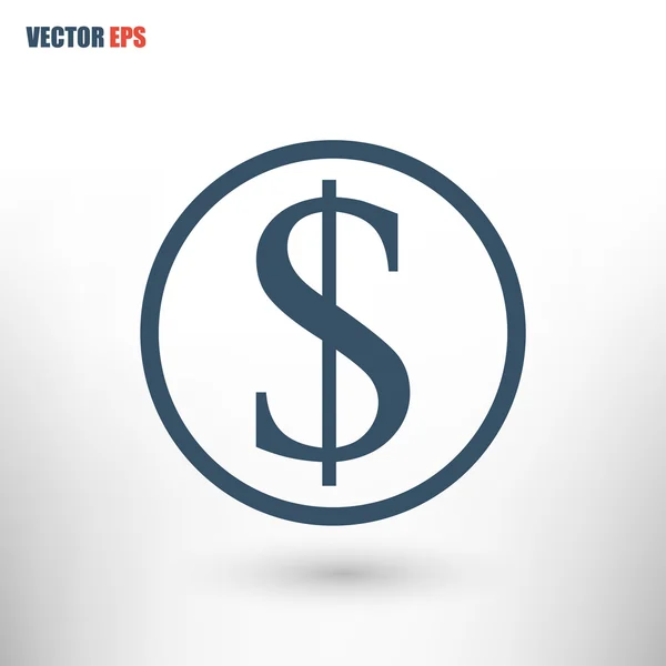 Icono de dinero ilustración . — Vector de stock