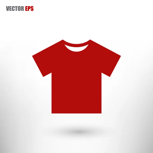 Tshirt flat icon — Stock Vector