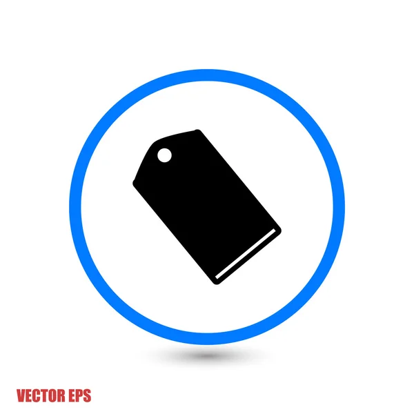 Platte ontwerp labelpictogram — Stockvector