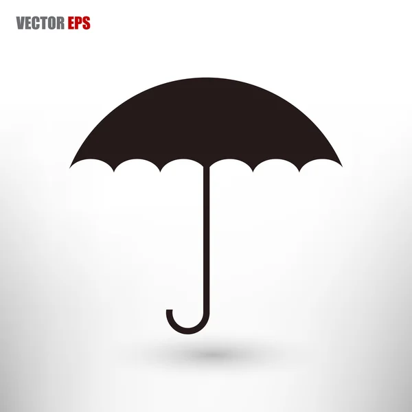 Ilustração ícone guarda-chuva — Vetor de Stock