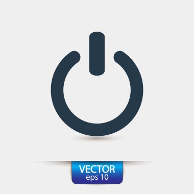 güç simge tasarlamak.