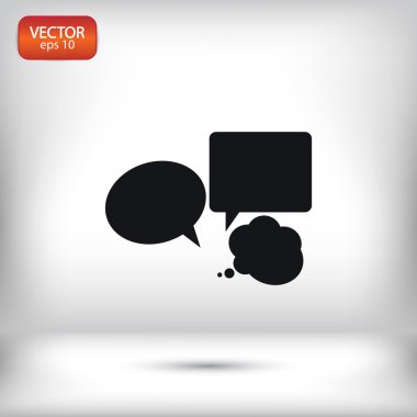 konuşma balonları simgesi