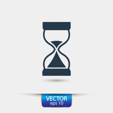 Kum saati simgesi tasarım