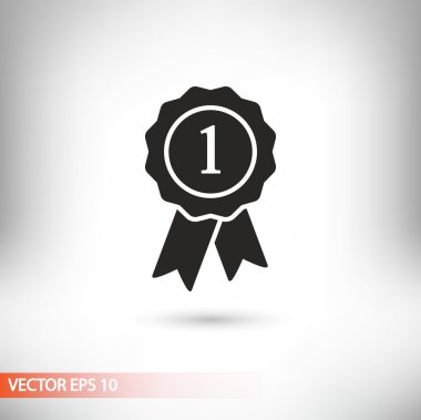 Kurdele simgeli rozet