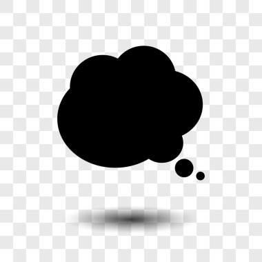 komik konuşma balonu simgesinin