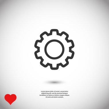 Dişli simgesi tasarım