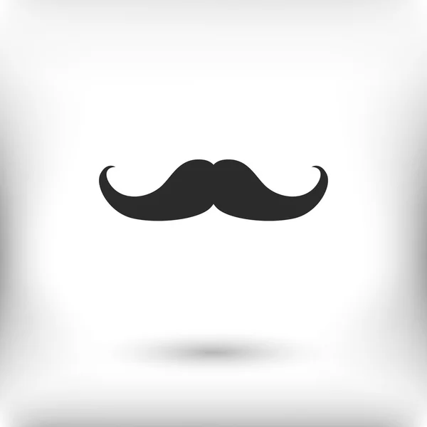 Illustration icône moustache . — Image vectorielle