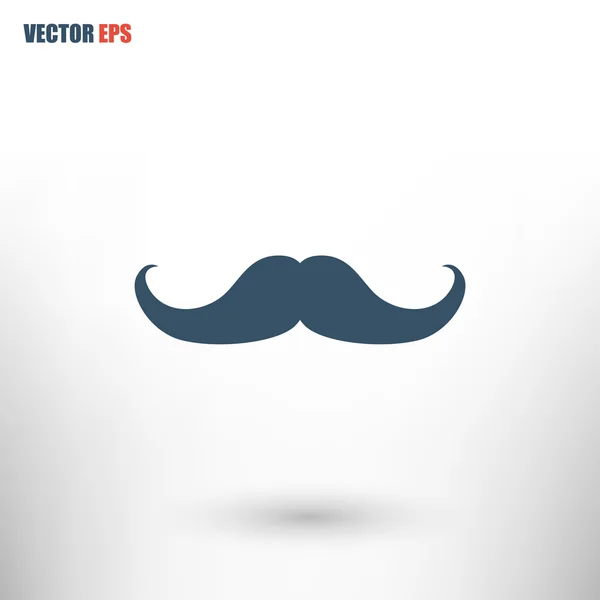 Ilustração do ícone do bigode . —  Vetores de Stock