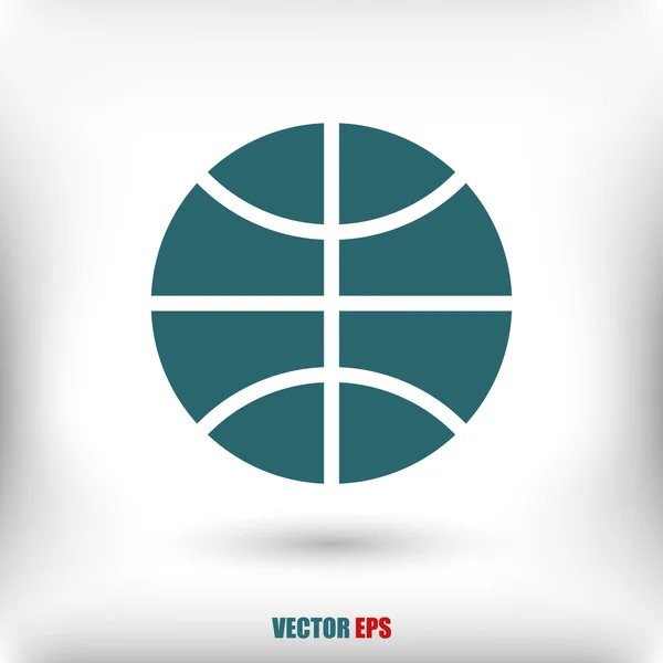 Basketball flache Design-Ikone — Stockvektor