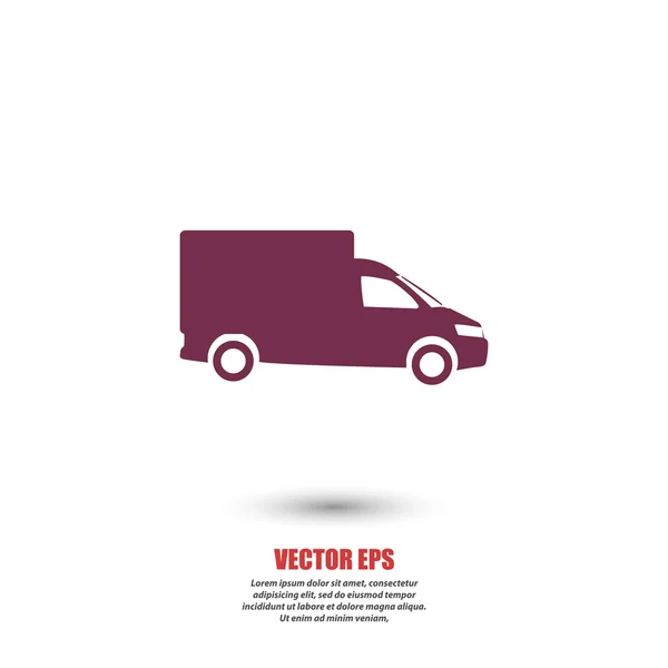 Illustration zur Truck-Ikone — Stockvektor