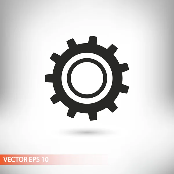 Desain ikon roda - Stok Vektor