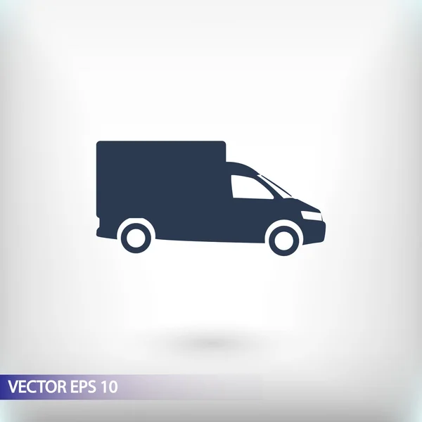 Vrachtwagen pictogram illustratie — Stockvector