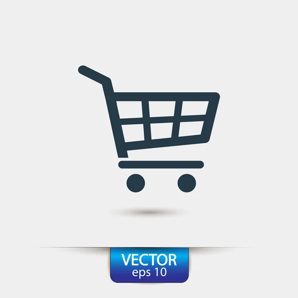 Icono del carrito de compras — Vector de stock