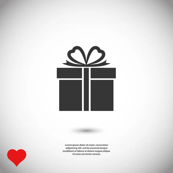 Cadeaudoospictogram — Stockvector