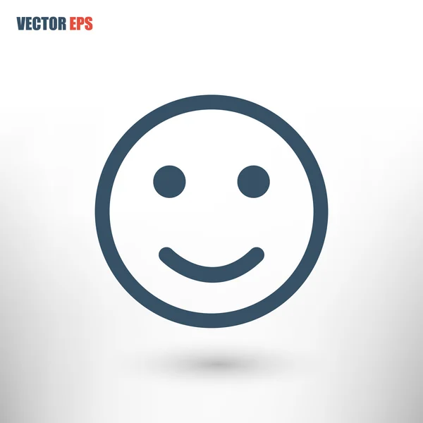 Ilustração do ícone do sorriso . — Vetor de Stock