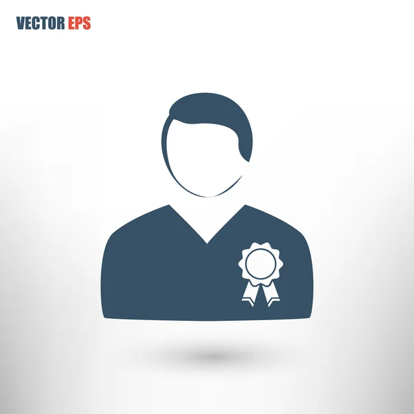 Leader icon  illustration — Stock Vector